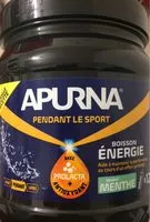 Mängden socker i Apurna Boisson Energie Gout Menthe