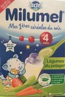 Mängden socker i Milumel céréales légumes dès 4 mois