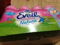 Mängden socker i Lactel éveil croissance nature