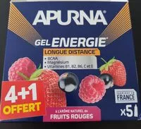 Mängden socker i Gel Energie Longue Distance fruits rouges