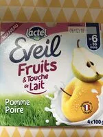 Mängden socker i Éveil Fruits & Touche de Lait Pomme Poire