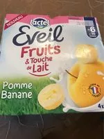 Mängden socker i Eveil - fruits et touche de lait
