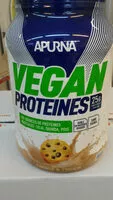 Mängden socker i Vegan proteines saveur cookie et crème