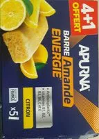 Mängden socker i Barre amande énergie citron