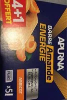 Mängden socker i Barre amande ENERGIE