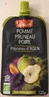 Mängden socker i Les fruités pomme pruneau poire