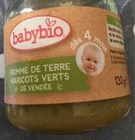 Mängden socker i Pommes de terre haricots verts