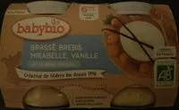 Mängden socker i Brassé brebis mirabelle vanille