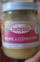 Mängden socker i Compote pomme clementine