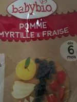 Mängden socker i Compote pomme myrtille et fraise