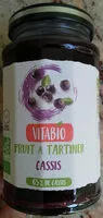 Mängden socker i Fruit à tartiner cassis