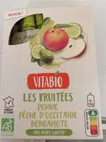 Mängden socker i Les fruité pomme peche d’occitanie bergamote