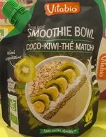 Mängden socker i Smoothie Bowl Coco Kiwi Thé Matcha