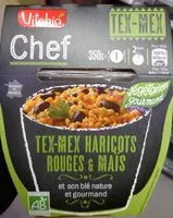 Mängden socker i Tex-Mex haricots rouges & maïs