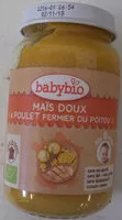 Maïs doux & poulet fermier du Poitou dès 8 mois