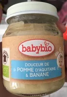 Mängden socker i Douceur de pomme d'Aquitaine & banane