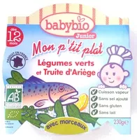 Mängden socker i Mon p'tit plat : Légumes verts et Truite d'Ariège, avec morceaux