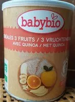Mängden socker i Céréales 3 fruits avec quinoa