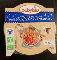 Mängden socker i Carotte de France, Maïs doux, quinoa & coriandre