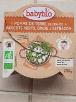 Mängden socker i Pomme de terre de France, haricots verts, dinde et estragon