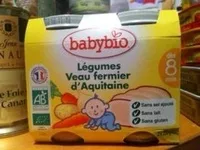 Mängden socker i Légumes veau fermier d'aquitaine