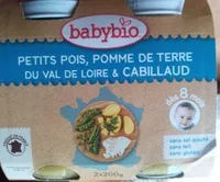 Mängden socker i Pots Petits Pois Pomme de terre Cabillaud