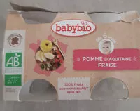 Mängden socker i Compote Babybio - Pomme d'Aquitaine Fraise
