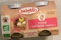 Mängden socker i Compote pomme chataigne d’ardeche