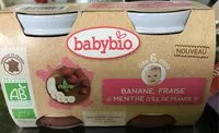 Mängden socker i Compote banane, fraise, menthe
