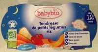 Mängden socker i Tendresse de petits légumes riz