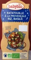 Mängden socker i Ratatouille à la provençale riz, basilic