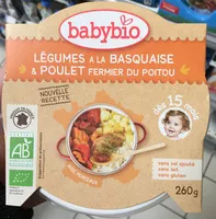 Mängden socker i Légumes à la basquaise & poulet fermier