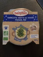 Mängden socker i Haricots verts de Vendée, panais, riz