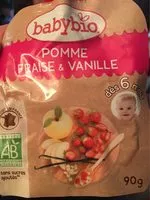 Mängden socker i Compote Pomme fraise et vanille