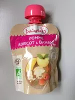 Mängden socker i Compote pomme abricot banane