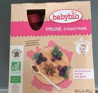 Mängden socker i Purée prune d'aquitaine