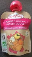 Mängden socker i Pomme d'aquitaine et patate douce
