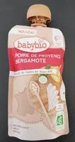 Mängden socker i Babybio poire de Provence bergamote