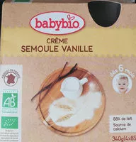 Mängden socker i Crème semoule vanille