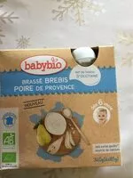 Mängden socker i Babybio brasse brebris poire de provence