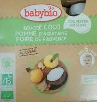Mängden socker i Brasse coco pomme d'Aquitaine poire de Provence