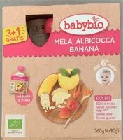 Mängden socker i Babybio succo mela, albicocca, banana