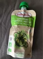 Mängden socker i Concombre, asperge, menthe d'Ile de France