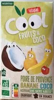 Mängden socker i Compote poire de provence banane coco acérola