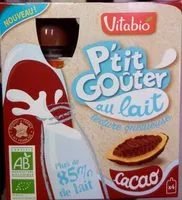 Mängden socker i P'tit Goûter au lait cacao