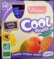 Mängden socker i Cool Fruits Pomme Mangue Ananas