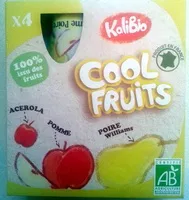 Mängden socker i Cool Fruits Pomme Poire Acerola