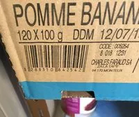 Mängden socker i Purée De Pommes Et Bananes Sans Sucre Ajouté