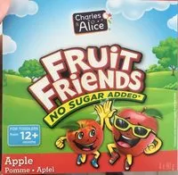 Mängden socker i Fruit friends sans sucre ajouté