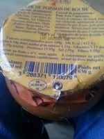 Mängden socker i Rouille Sétoise Aux Oeufs Frais 106 ML